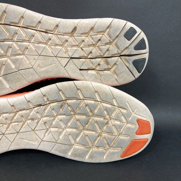 Nike Free RN Flyknit -Women's Sz 7.5 -Orange Knit -Low Running Shoes- 831070-801 - Picture 9 of 10